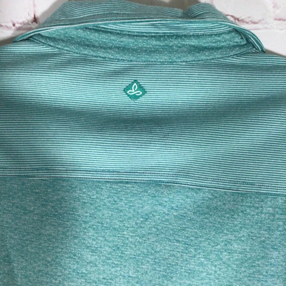 Prana Striped Long Sleeve Button Down Top - Size Small - Picture 3 of 5